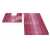 Набор ковриков Shahintex Multimakaron 60*90+60*50 розовый
