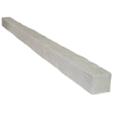 Маленькое фото Балка декоративная из полиуретана Arno Decor Рустик 100х100мм Белая, длина 1м