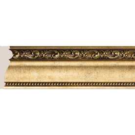 Плинтус потолочный Cosca Антик 60 мм, Античное золото