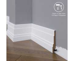 Плинтус напольный под покраску 08-100-16 Madest Decor MDF (100х16х2400 мм)