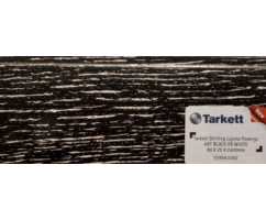 Плинтус напольный шпонированный Tarkett Черно белый (Black or White) 80х20
