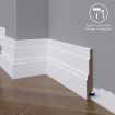 Маленькое фото Плинтус напольный МДФ Madest Decorмодель 08-120-16 крашеный по RAL/NCS (120х16х2400 мм)