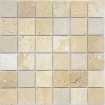 Маленькое фото Мозаика из натурального камня Caramelle Art Stone Travertino beige 48х48 (300х300х8 мм)