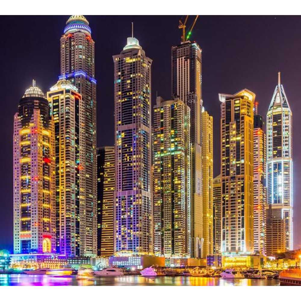 Фото Дубаи ночь Б1-049, 300*270 см