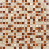 Мозаика стеклянная с камнем Caramelle Naturelle Baltica 15х15 (305х305х4 мм) Мозаика стеклянная с камнем Caramelle Naturelle Baltica 15х15 (305х305х4 мм)