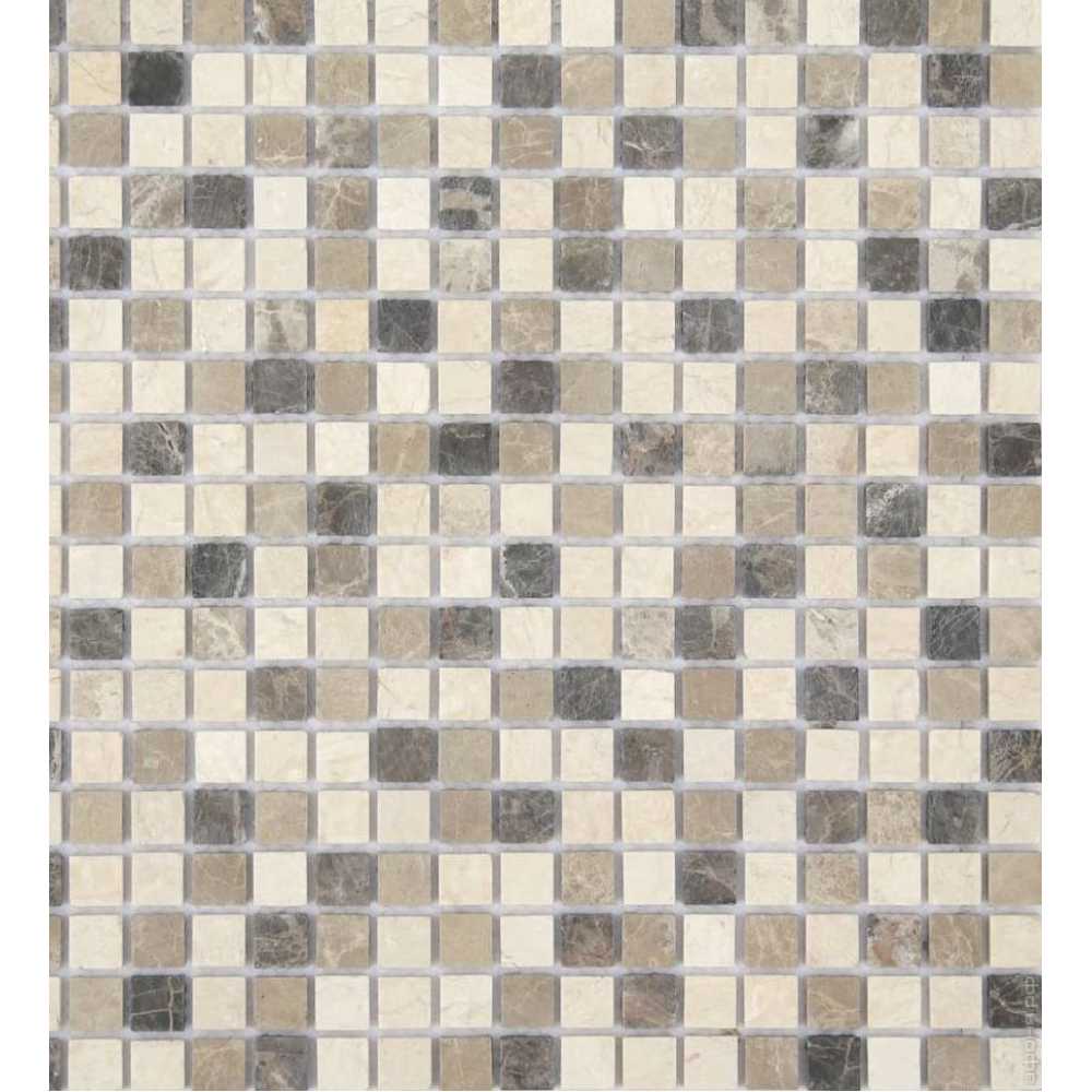 Фото Мозаика из натурального камня Caramelle Pietra 1 Mix MAT 15х15 (305х305х4 мм)