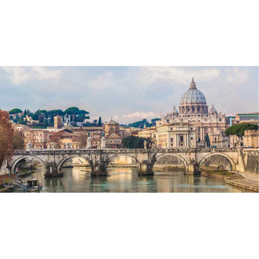Фото Мост Сант-Анджело в Риме Б1-344, 300*147 см