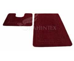 Набор ковриков Shahintex PP Бордовый 45 (50*80+50*50 см)