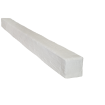 Маленькое фото Балка декоративная из полиуретана Arno Decor Рустик 145х145мм Белая, длина 1м