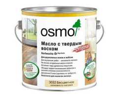 Масло Osmo бесцветное с твердым воском Original 3011 глянцевое (2,5 л)