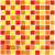 Мозаика стеклянная Bonaparte Fruit mix 25х25 (300х300х4 мм)