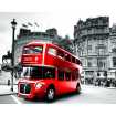 Маленькое фото Красный автобус Б1-389, 300*238 см