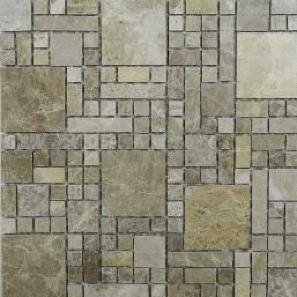 Фото Мозаика из натурального камня Bonaparte Tetris (305х305х7 мм)