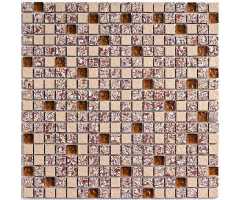 Мозаика стеклянная Bonaparte Dreams Beige 15х15 (300х300х8 мм) Мозаика стеклянная Bonaparte Dreams Beige 15х15 (300х300х8 мм)