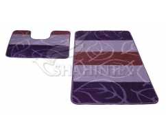 Набор ковриков Shahintex PP Фиолетовый 61 (50*80+50*50 см)