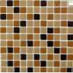 Маленькое фото Мозаика стеклянная Bonaparte Coffee Mix 25х25 (300х300х4 мм)