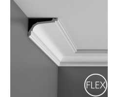 Карниз гибкий под покраску из полиуретана Orac decor C220 Flex (76х116х2000 мм) Карниз гибкий под покраску из полиуретана Orac decor C220 Flex (76х116х2000 мм)