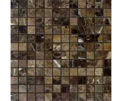Мозаика из натурального камня Caramelle Emperador Dark POL 23х23 (298х298х7 мм)