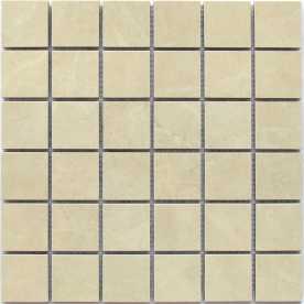 Мозаика из керамогранита Bonaparte Levin Marfil 48х48 (300х300х10 мм)