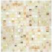 Маленькое фото Мозаика из натурального камня Caramelle Onice Jade Bianco POL 15х15 (298х298х7 мм)