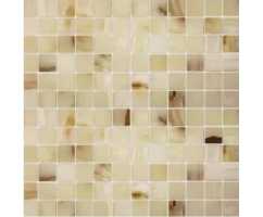 Мозаика из натурального камня Caramelle Onice Jade Bianco POL 23х23 (298х298х7 мм)
