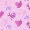 Маленькое фото Обои Опера Фан 533701 Розовые сердечки 10,05 x 0,52 м