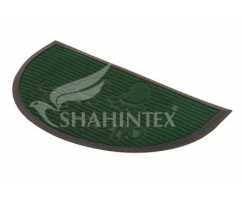 Коврик придверный влаговпитывающий SHAHINTEX МХ10S зеленый 40*60 см полукруглый