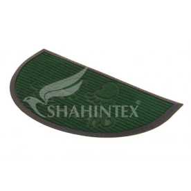 Коврик придверный влаговпитывающий SHAHINTEX МХ10S зеленый 40*60 см полукруглый Коврик придверный влаговпитывающий SHAHINTEX МХ10S зеленый 40*60 см полукруглый