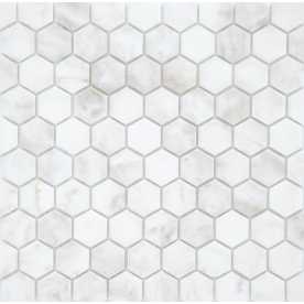 Мозаика из натурального камня Caramelle Pietrine Hexagonal Dolomiti Bianco hex 30х18 (295х305х6 мм)