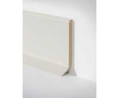 Плинтус напольный, гибкий Dollken (Долкен) S60 Flex 1248 Бело-серый 60x15х2575 (1уп=20 шт)