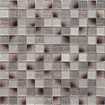 Маленькое фото Мозаика стеклянная Caramelle Silk Way Copper Patchwork 23х23 (298х298х4 мм)