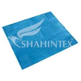 Коврик противовибрационный Shahintex голубой 62*55 см