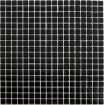 Маленькое фото Мозаика стеклянная Bonaparte Super Black 15х15 (300х300х4 мм)