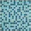 Маленькое фото Мозаика стеклянная Bonaparte Sea Drops 15х15 (300х300х8 мм)