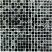 Маленькое фото Мозаика стеклянная Bonaparte Strike Black 15х15 (300х300х8 мм)