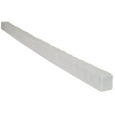 Маленькое фото Балка декоративная из полиуретана Arno Decor Рустик 70х70мм Белая, длина 3м