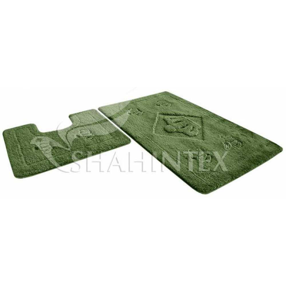 Фото Набор ковриков Shahintex PP Lux Зеленый 52 (60x100+60x50 см)