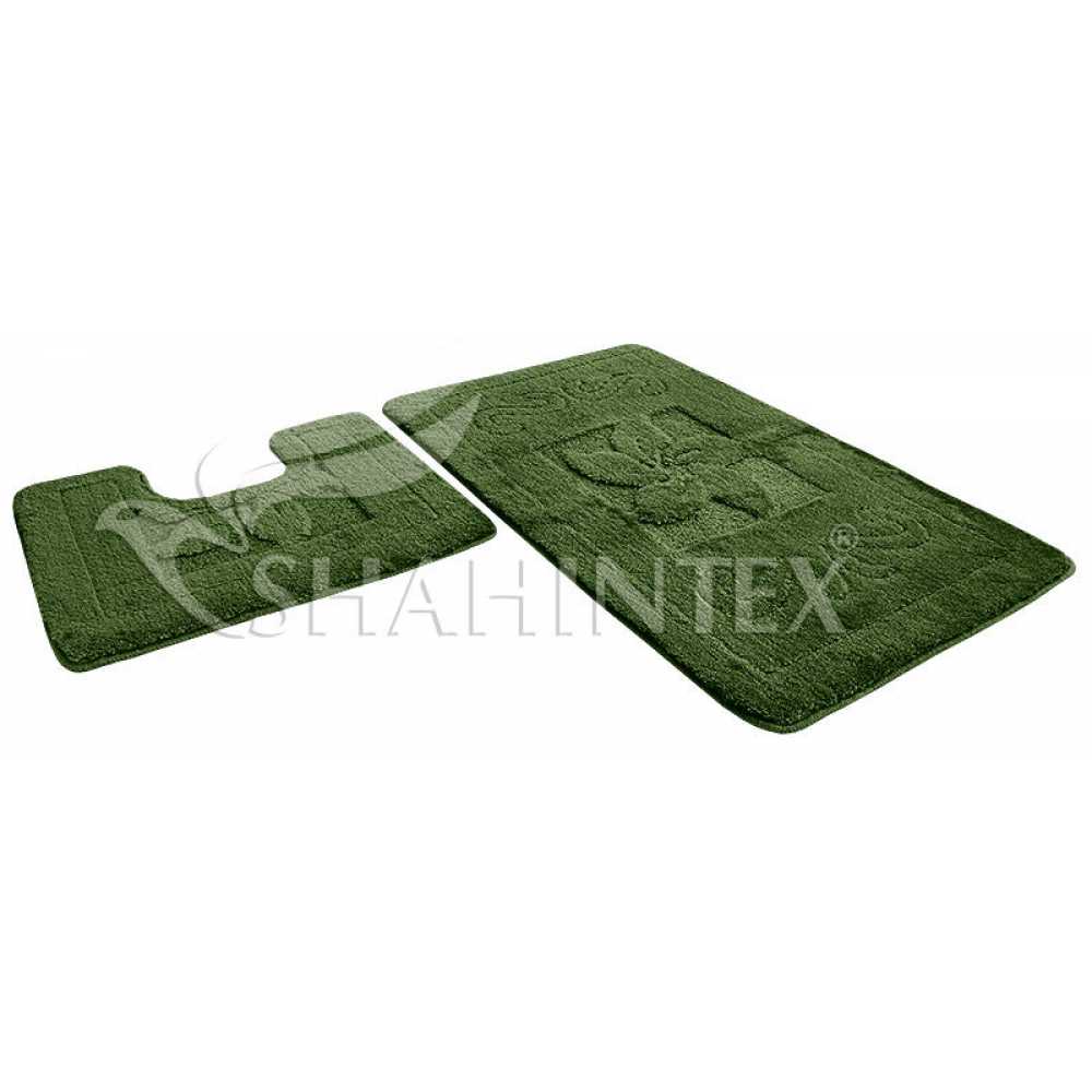 Фото Набор ковриков Shahintex PP Lux Зеленый 52 (60x100+60x50 см)