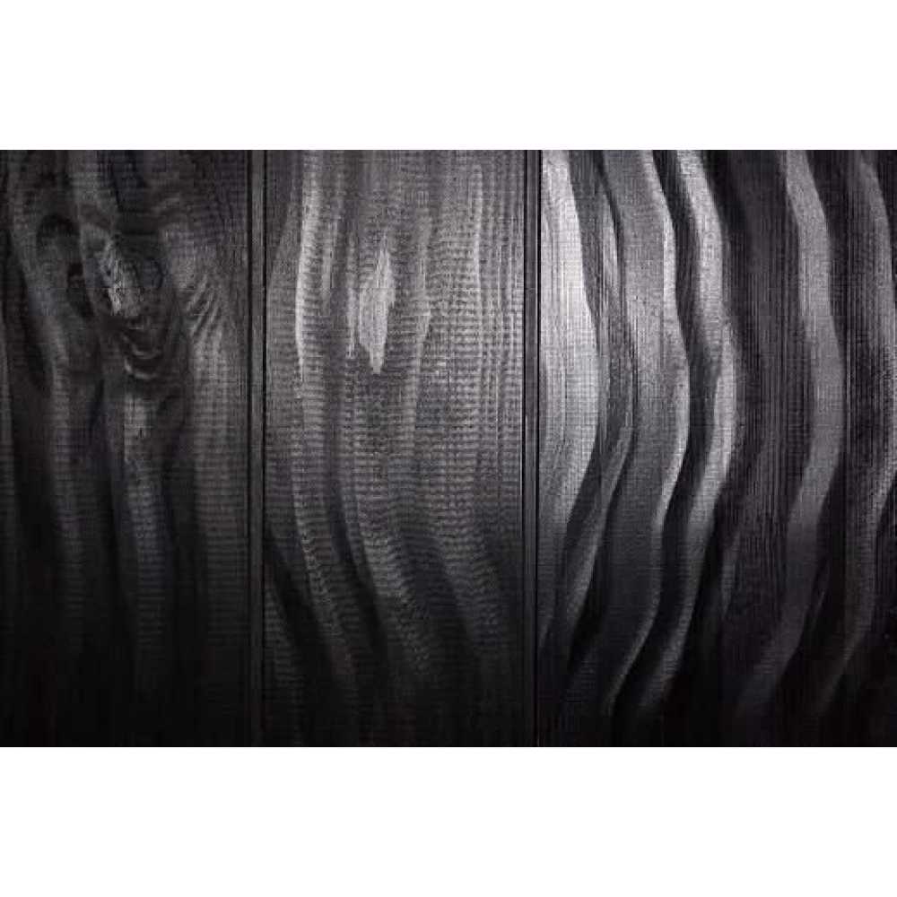 Фото Стеновые панели Maler 3D Сосна черная, 120*14 мм