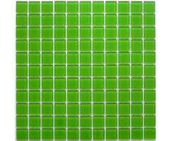 Мозаика стеклянная Bonaparte Green glass 25х25 (300х300х4 мм)