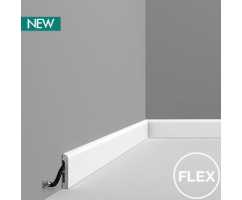 Плинтус гибкий, под покраску Orac decor SX183 Flex (75*13*2000) Плинтус гибкий, под покраску Orac decor SX183 Flex (75*13*2000)