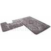 Маленькое фото Набор ковриков Shahintex PP Lux Серый 50 (60x100+60x50 см)