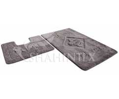 Набор ковриков Shahintex PP Lux Серый 50 (60x100+60x50 см)