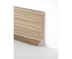 Плинтус напольный, гибкий Dollken (Долкен) S60 Flex 2395 Орех Исландский 60x15х2575 (1уп=20 шт)