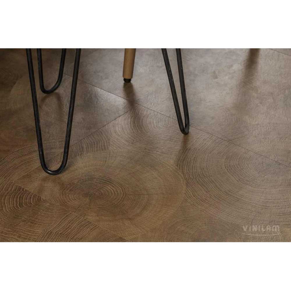 Фото Плитка ПВХ Vinilam Ceramo Stone Дуб Натуральный 61601, 43 класс (940х470х8.0 мм)