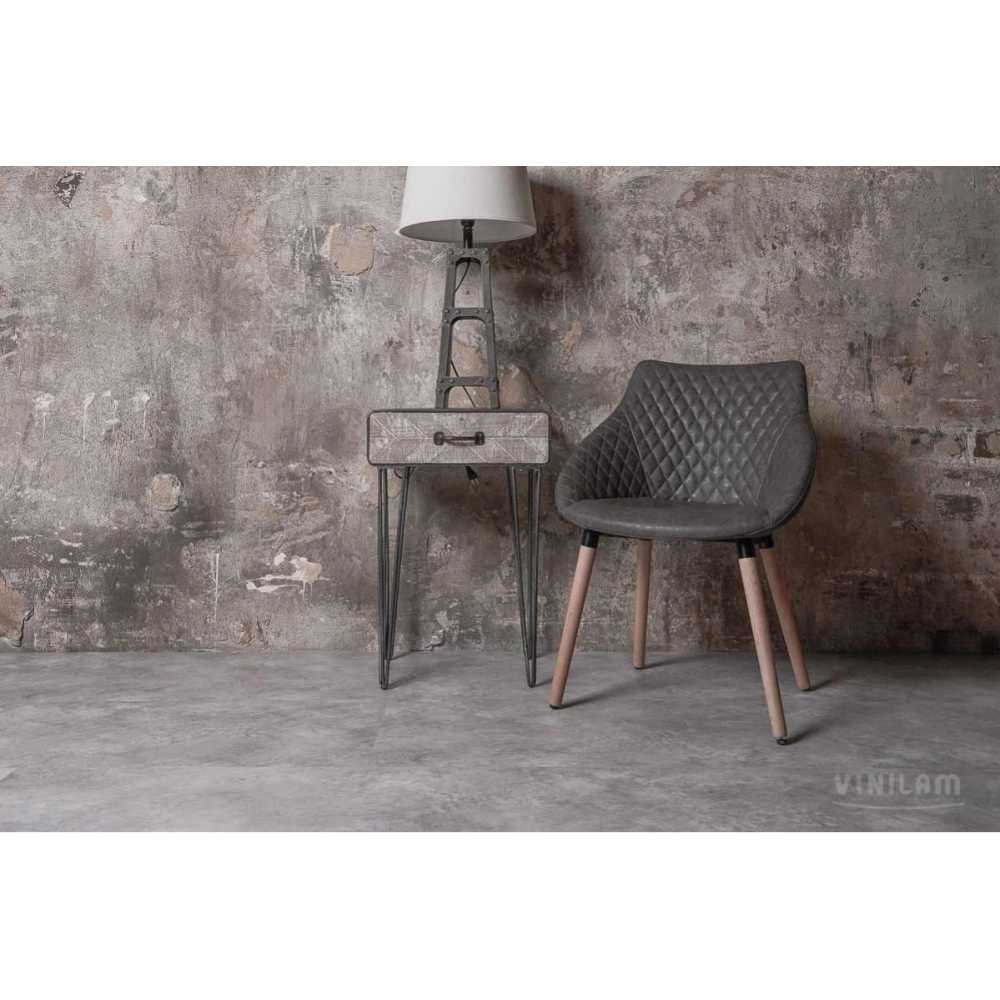 Фото Плитка ПВХ Vinilam Ceramo Stone Бетон 61606, 43 класс (940х470х8.0 мм)