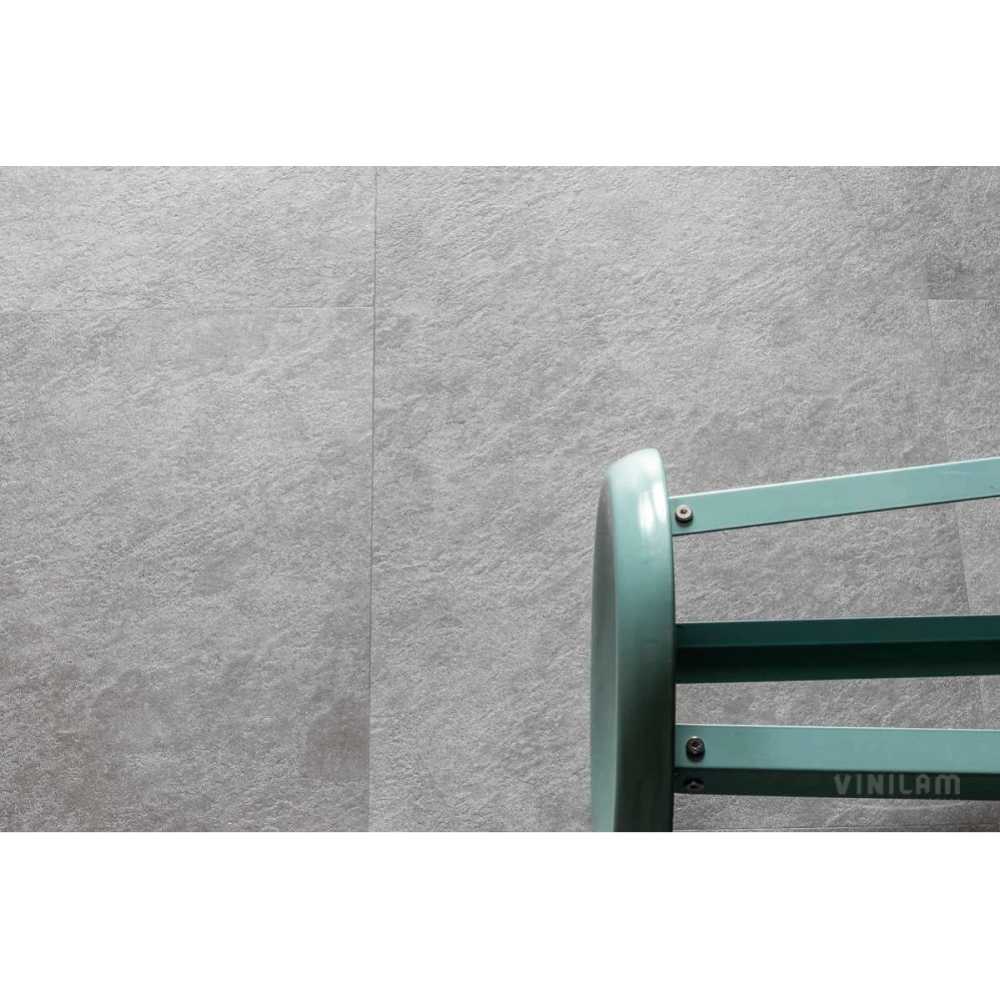 Фото Плитка ПВХ Vinilam Ceramo Stone Цемент 61609, 43 класс (940х470х8.0 мм)