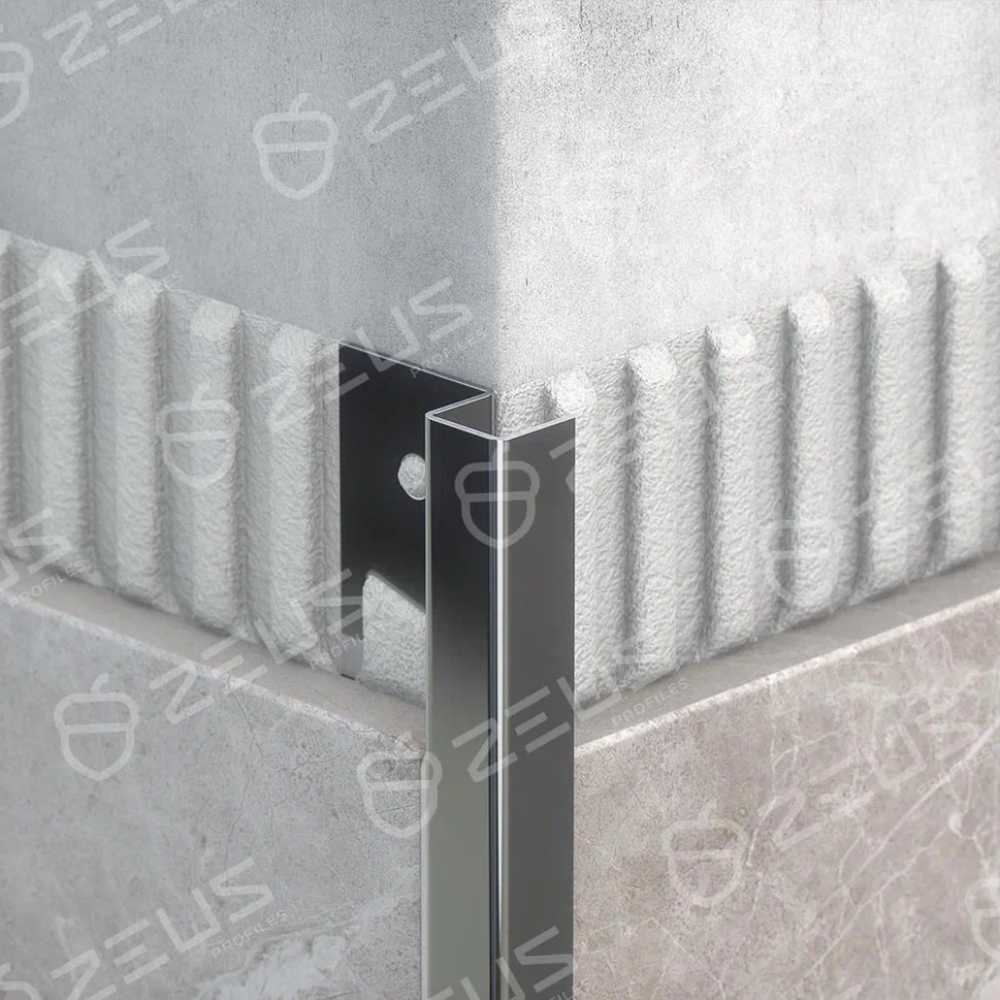 Фото Наружный профиль для керамической плитки ZKU 15, длина 2700 мм