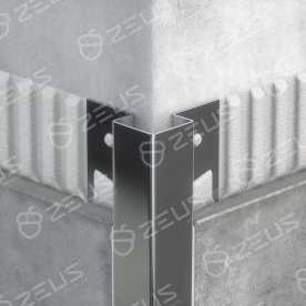 Антивандальный профиль для керамической плитки ZCP 8/30, длина 2700 мм